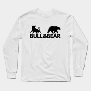 The Bull & Bear Artwork 3 (Black) Long Sleeve T-Shirt